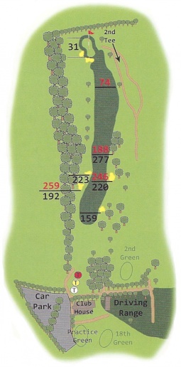 Springwater Golf Course Hole number 01 Springwater Golf Course Hole number 01